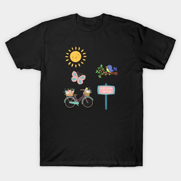 Welcome spring T-Shirt by Ledos